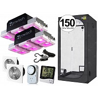 KIT INDOOR CULTIVO COMPLETO GROWTECH 300 2U CARPA GARDEN 150