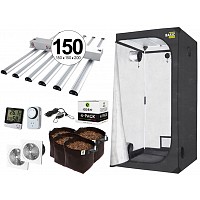 KIT INDOOR COMPLETO CARPA GARDEN 150 SUNFLASH 420 MACETAS