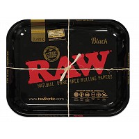 BANDEJA MARCA RAW CLASSIC BLACK NEGRA SMALL 27 X 17 CM