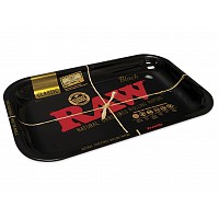 BANDEJA MARCA RAW CLASSIC BLACK NEGRA SMALL 27 X 17 CM