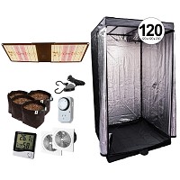 KIT INDOOR COMPLETO CARPA 120 GROWTECH QUANTUM 300