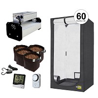 KIT INDOOR CARPA GARDEN 60 LED MX 50 MACETAS ACCESORIOS