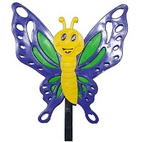 TUTOR DE PLASTICO 50CM FORMA MARIPOSA LJ