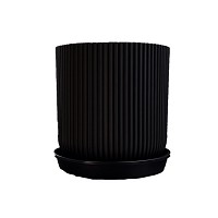 MACETA DE PLÁSTICO MILAN PREMIUM MOD. 25 CON PLATO NRO 22