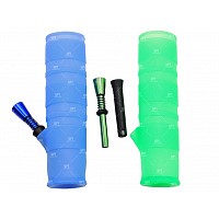 BONG SILICONA VIAJERO PORTABLE DESARMABLE