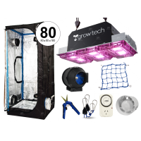 COMBO CULTIVARG CARPA 80 ACCESORIOS LED 300W GROWTECH INDOOR