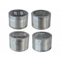 PICADOR GRINDER ALUMINIO 4 PARTES GRANDE MOTIVOS AMSTERDAM