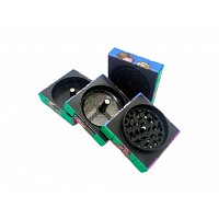 PICADOR GRINDER CUBO RUBIK METALICO 3 PARTES TAMIZADOR