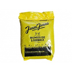 HUMUS DE LOMBRIZ 10 LITROS ORGÁNICO JUANIJUANA