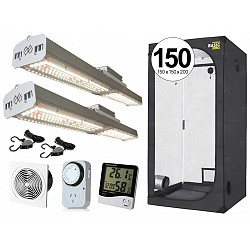 KIT INDOOR COMBO CARPA CULTIVO 150X150 LED JX200 ACCESORIOS