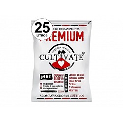 SUSTRATO CULTIVATE PREMIUM ORGÁNICO 100% 25 LITROS