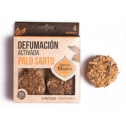 PASTILLAS SAGRADA MADRE DE DEFUMACIÓN ACTIVADA PALO SANTO