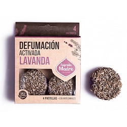 PASTILLAS SAGRADA MADRE DE DEFUMACIÓN ACTIVADA LAVANDA