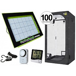 KIT CULTIVO INDOOR COGORDO P1000 PROBOX 100 TIMER POLEAS HTC