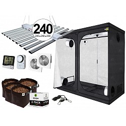 KIT INDOOR COMPLETO CARPA GARDEN 240L SUNFLASH 659 MACETAS