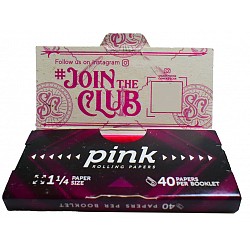 PAPEL PARA ARMAR SATIVA CLUB COLORS CELULOSA ROSA