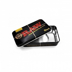 RAW BLACK TIN CASE LATA DE METAL PARA GUARDAR