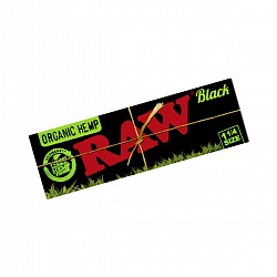 SEDAS RAW BLACK ORGANIC HEMP PAPEL PARA ARMAR 1 1/4