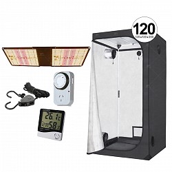 KIT INDOOR CARPA GARDEN 120 LED QUANTUM 300 CON ACCESORIOS