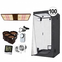 KIT INDOOR COMPLETO CARPA GARDEN 100 GROWTECH QUANTUM Q300