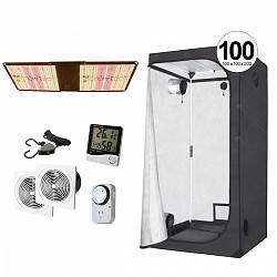 KIT CARPA GARDEN 100 QUANTUM 300 ACCESORIOS VENTILACION