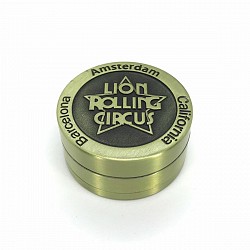 PICADOR GRINDER ALUMINIO LION ROLLING CIRCUS DORADO 3 PARTES