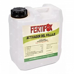 FERTIFOX FERTILIZANTE ACTIVADOR DE FOLLAJE BIDON 5 LITROS