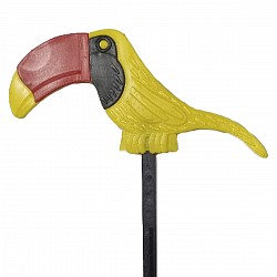 TUTOR DE PLASTICO 50CM FORMA TUCAN LJ