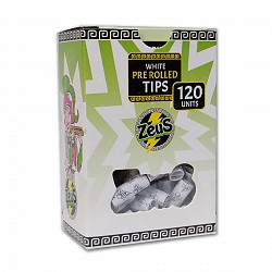 FILTROS TIPS ZEUS PRE ROLLED WHITE 120U