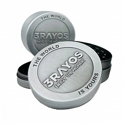 PICADOR GRINDER 3 RAYOS SILVER ALUMINIO 3 PARTES