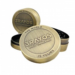 PICADOR GRINDER 3 RAYOS GOLD ALUMINIO 3 PARTES
