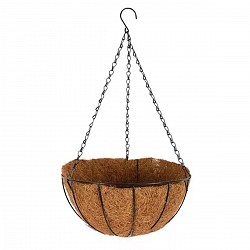 MACETA DE FIBRA DE COCO CON GANCHO COLGANTE 30CM