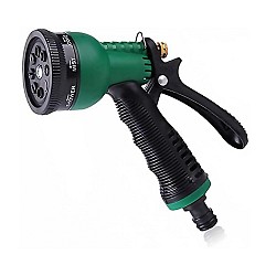 ACOPLE RAPIDO PARA MANGUERA GARDEN TOOLS PISTOLA 8 FUNCIONES 20CM