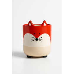 MACETA DE CERAMICA CHICA MODELO ZORRITO COD2306807