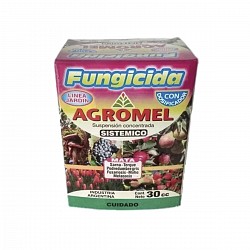 FUNGICIDA SISTEMICO AGROMEL 30CC (FUSARIOSIS, MOHO MELANOSIS, SARNA)