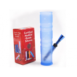 BONG SILICONA VIAJERO PORTABLE DESARMABLE