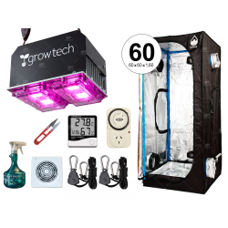 COMBO COMPLETO GROWTECH 200W LED CARPA ACCESORIOS