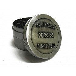 PICADOR GRINDER ALUMINIO 4 PARTES GRANDE MOTIVOS AMSTERDAM