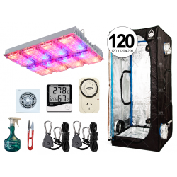 COMBO COMPLETO GROWTECH 180W CREE LED CARPA CULTIVARG 120 ACCESORIOS