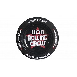 CENICERO BANDEJA LION ROLLING CIRCUS CIRCULAR NEGRO