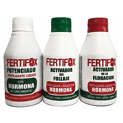 FERTIFOX COMBO ACTIVADOR FOLLAJE FLORACIÓN Y POTENCIADO 200C