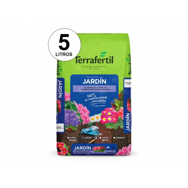 TIERRA FERTIL PARA JARDIN TERRAFERTIL 5LTS