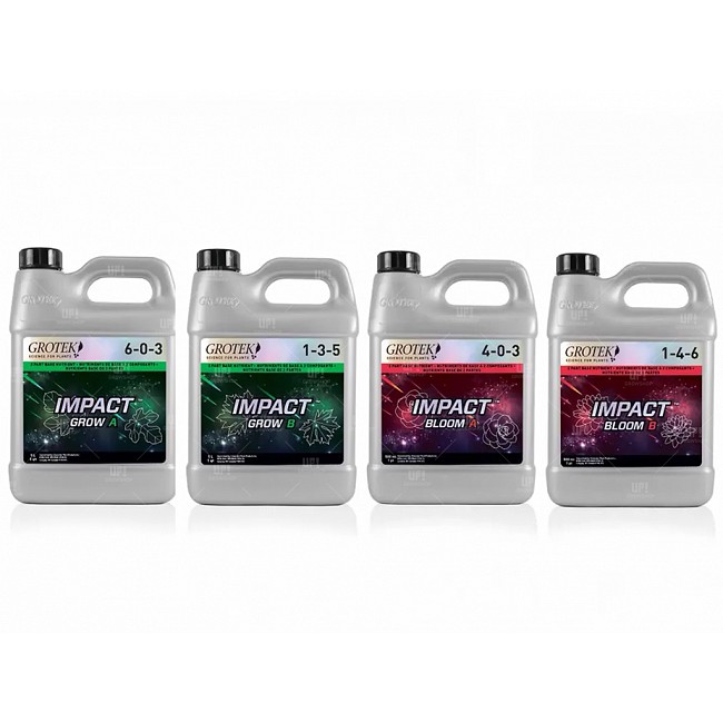 GROTEK IMPACT GROW BLOOM A Y B CRECIMIENTO FLORACIÓN 500 ML
