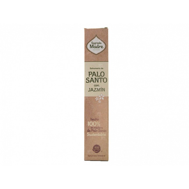 SAHUMERIOS SAGRADA MADRE PALO SANTO CON JAZMÍN