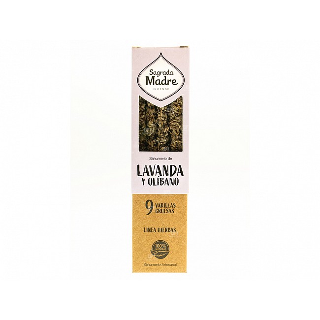 SAHUMERIOS SAGRADA MADRE LÍNEA HIERBAS LAVANDA OLÍBANO