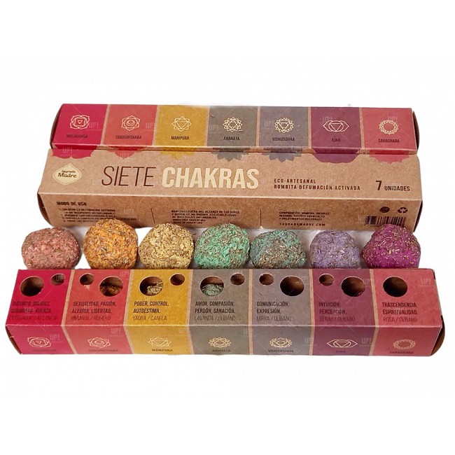 BOMBITAS SAGRADA MADRE DE DEFUMACIÓN 7 CHAKRAS