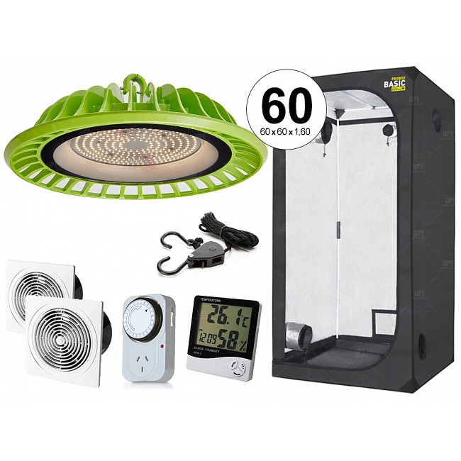 INDOOR KIT CULTIVO COMPLETO LED COGORDO C800 CARPA PROBOX 60