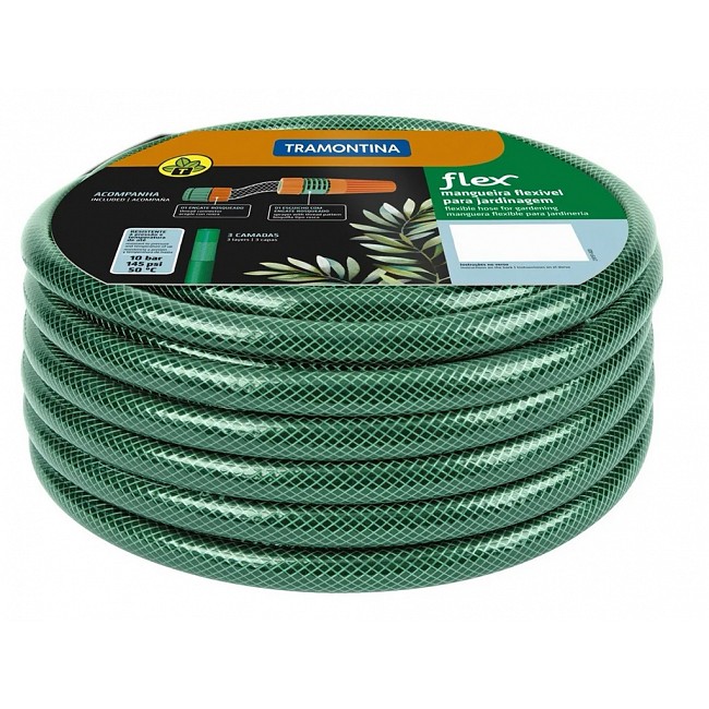 MANGUERA FLEXIBLE 1/2 PARA JARDIN 3MTS