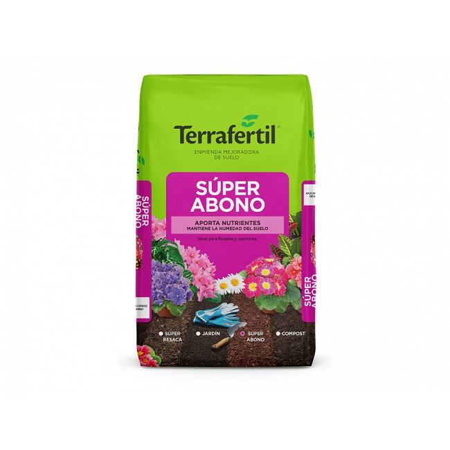 SUSTRATO TERRAFERTIL SUPER ABONO ENMIENDA MEJORADORA 5LTS