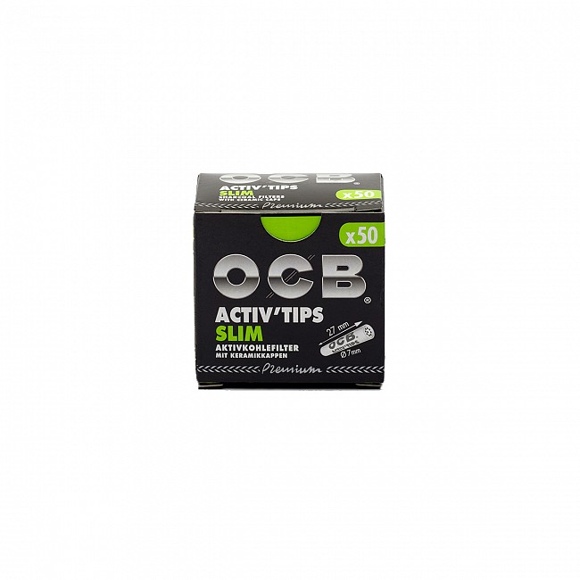 FILTROS TIPS PRE ROLLED OCB CARBON ACTIVADO